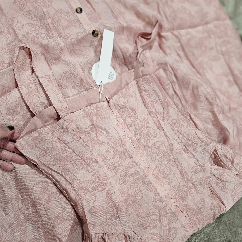 & Other Stories Pink Floral Dress - Picture 5 of 5